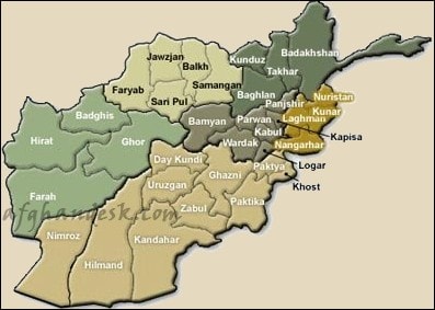 Afghan provinces